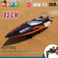 FT010 65cm 2,4 G 35km impermeable grande rc barco de alta velocidad con sistema de refrigeración por agua modelo de hobby